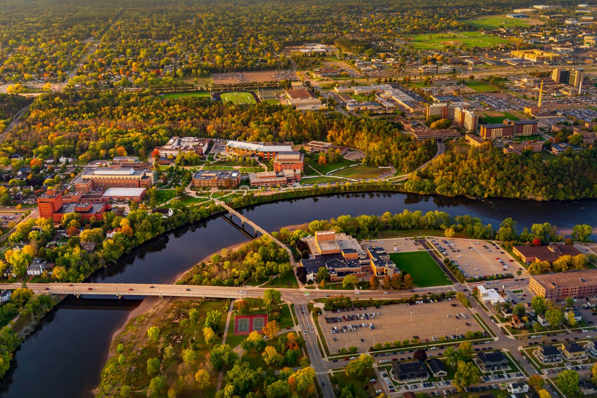 Eau Claire aerial view